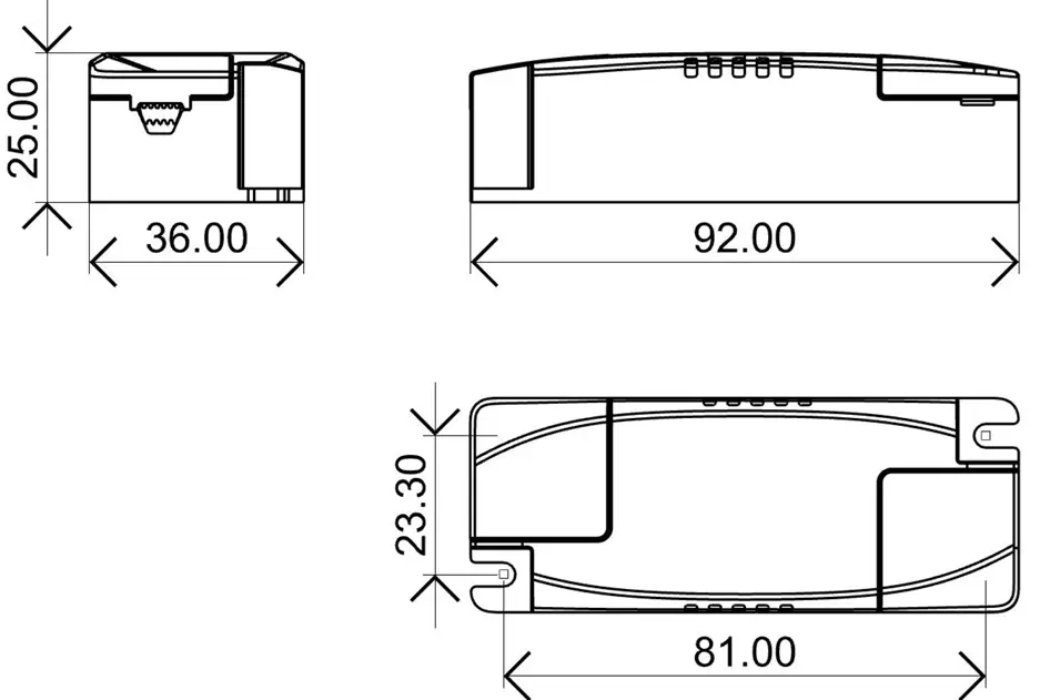 EAGLERISE LS-8-XXX LI2 EXC — Compact and Efficient 8W Constant Current LED Driver - Image 3