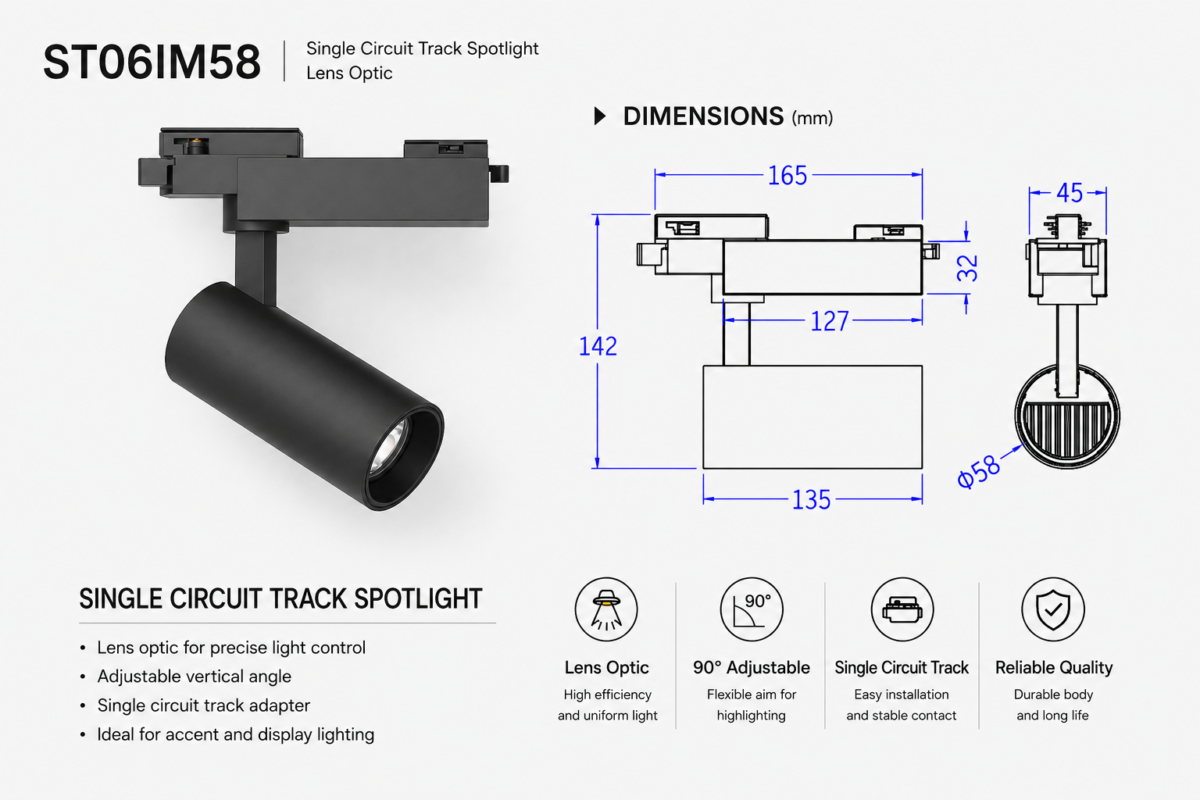Imagination Series Track Spotlight Housing Kit - Image 4