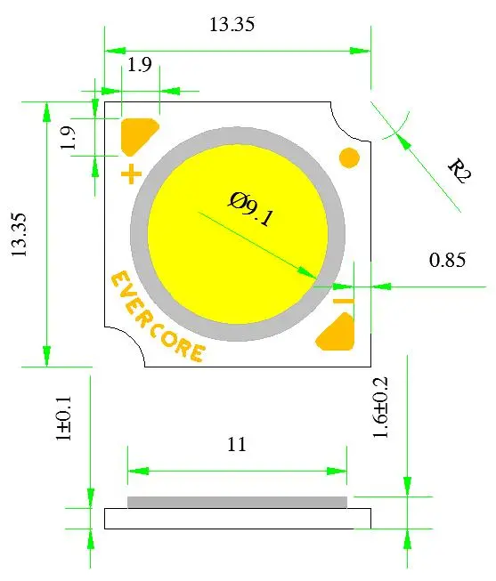 EVERCORE High efficiency COB-Y Series 150lm/W - Image 8