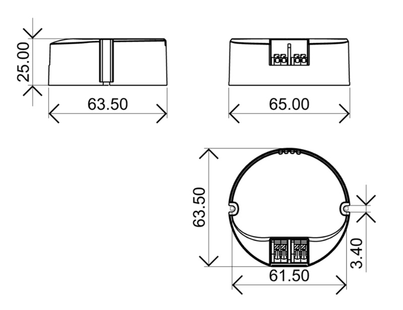 Built-in Constant Current LED Driver-EAGLERISE Round (CS) series - Image 10