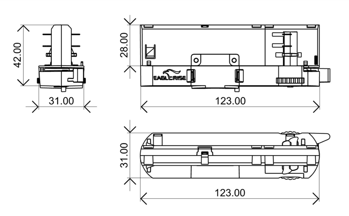 4‑Wire In‑Track Constant‑Current LED Driver-Eaglerise FDS Series - Image 5