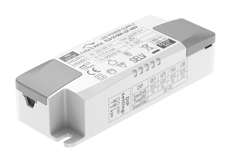 Eaglerise DIP-Switch Adjustable Output Current LED Driver Series – High Efficiency, External, High Power Factor - Image 4