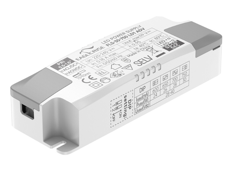 Eaglerise DIP-Switch Adjustable Output Current LED Driver Series – High Efficiency, External, High Power Factor - Image 3