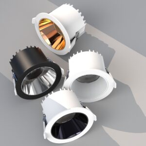 Die-cast Aluminum Anti-glare SMD Downlight Housing Kit