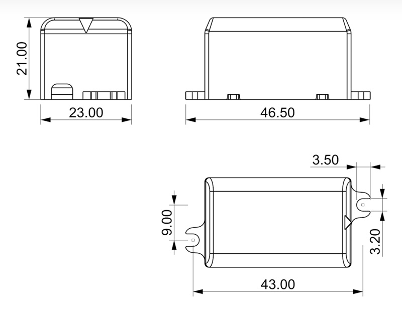Constant‑current Mini LED driver-Eaglerise SH-3 IP65 Series - Image 3