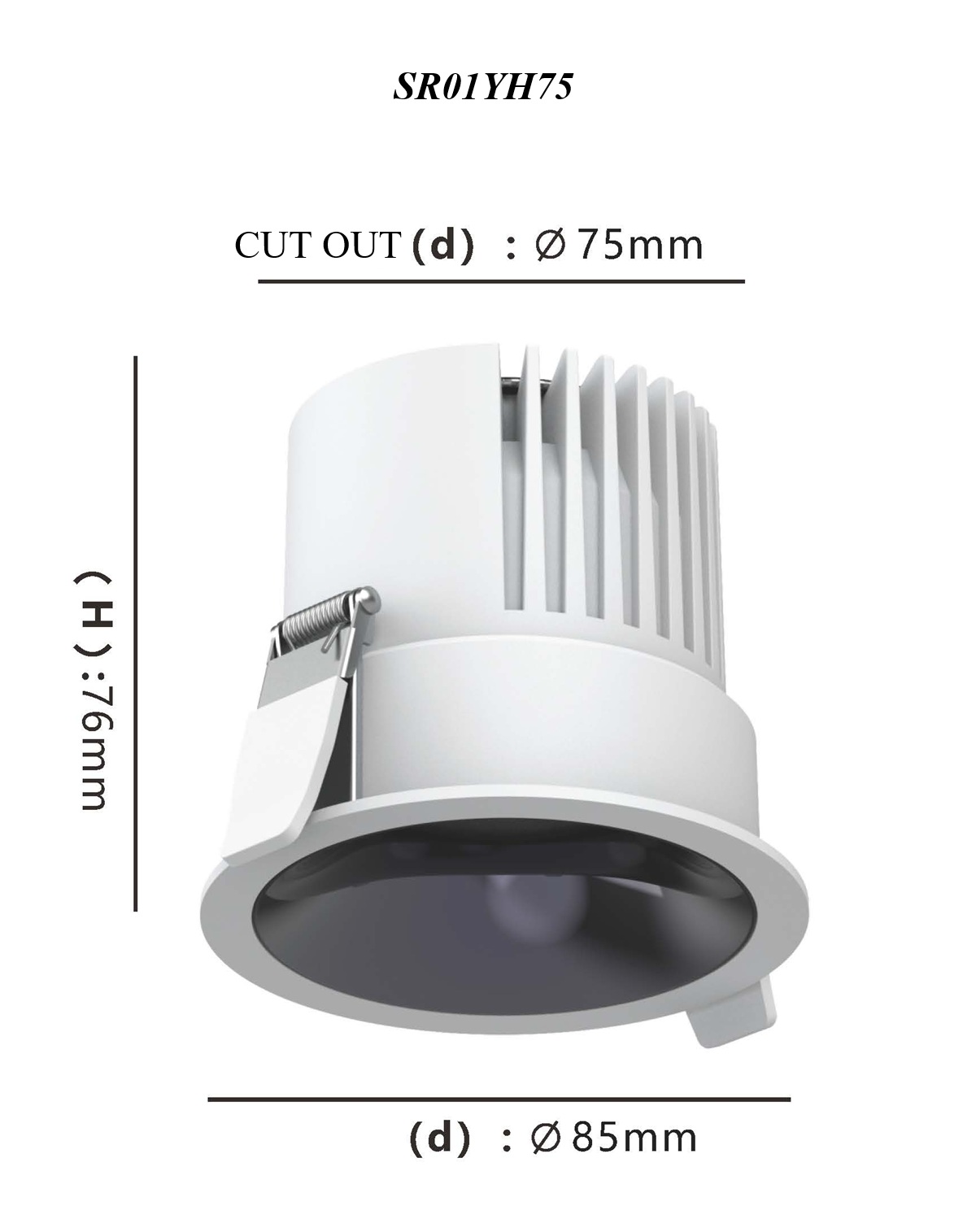 360° Adjustable Recessed COB Wall Washer Spotlight Kit - Image 8