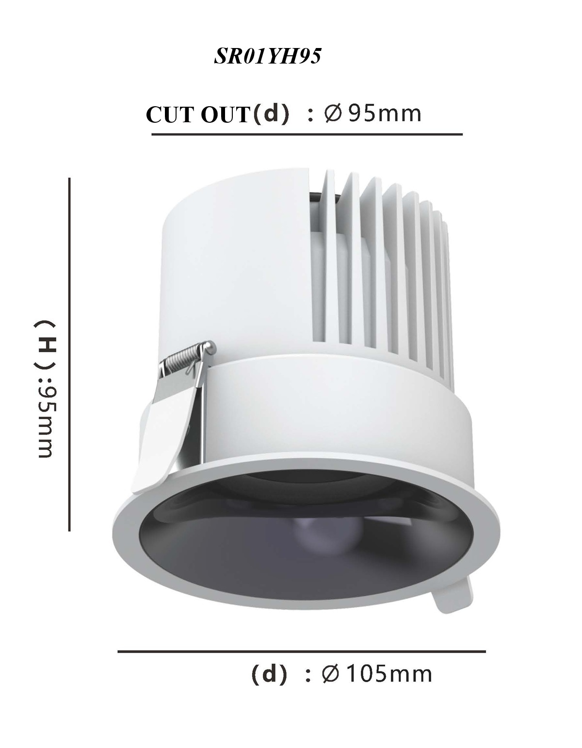360° Adjustable Recessed COB Wall Washer Spotlight Kit - Image 9